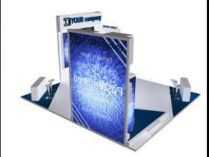 booth exhibition stand a 35 3D Model