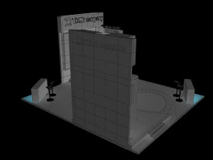 booth exhibition stand a 35 3D Model