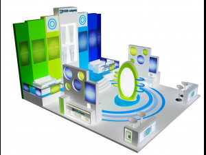 booth exhibition stand a 37 3Dモデル