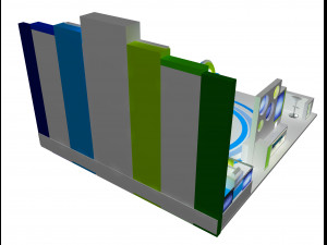 booth exhibition stand a 37 3Dモデル