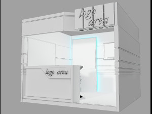 booth exhibition stand a 41 3D Model