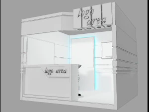 booth exhibition stand a 41 3D Model