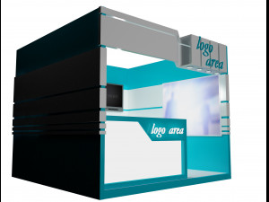 booth exhibition stand a 41 3D Model