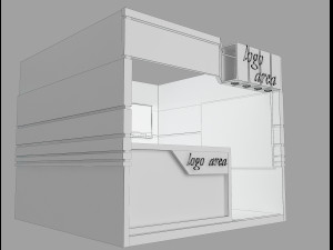 booth exhibition stand a 41 3D Model