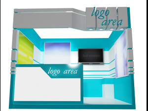 booth exhibition stand a 41 3D Model