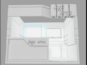 booth exhibition stand a 41 3D Model
