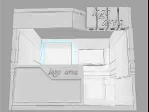booth exhibition stand a 41 3D Model