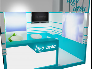 booth exhibition stand a 41 3D Model