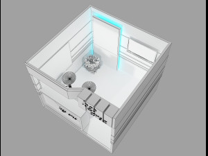 booth exhibition stand a 41 3D Model