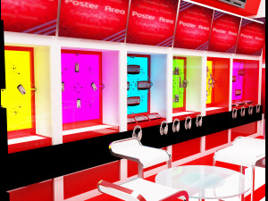 booth exhibition stand a 44 3D Модель