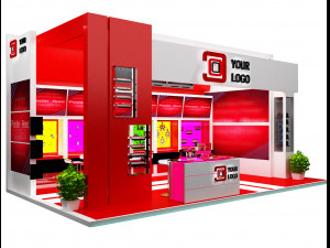 booth exhibition stand a 44 3D Модель