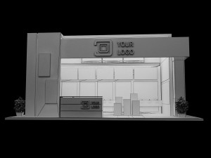 booth exhibition stand a 44 3D Модель