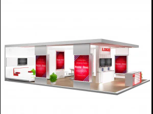 stand espositivo stand a 48 Modello 3D