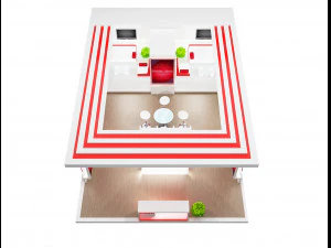 stand espositivo stand a 48 Modello 3D