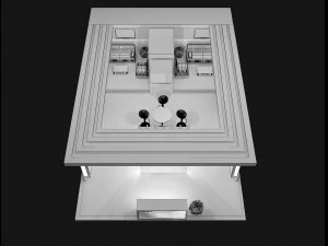 stand espositivo stand a 48 Modello 3D