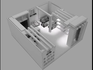 stand espositivo stand a 50 Modello 3D