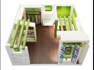 booth exhibition stand a 50 Modelo 3D