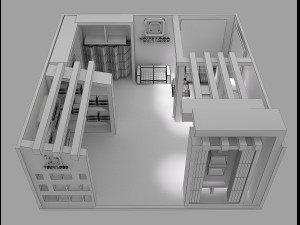 booth exhibition stand a 50 Modelo 3D