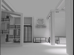booth exhibition stand a 50 Modelo 3D