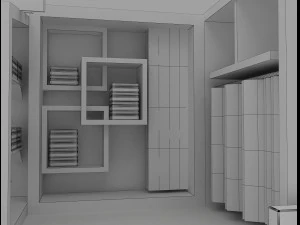 stand espositivo stand a 50 Modello 3D