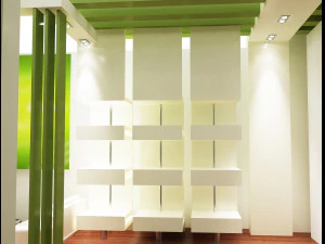 stand espositivo stand a 50 Modello 3D