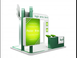 부스 전시대 a58 3D 모델