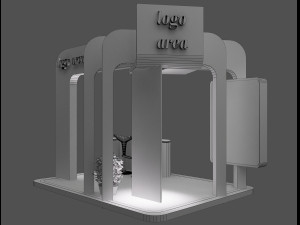 booth exhibition stand a58 3D Модель