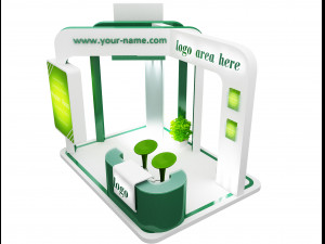 booth exhibition stand a58 3D Модель