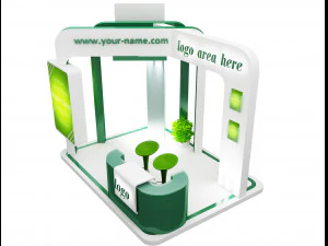 booth exhibition stand a58 3D Model