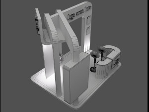 booth exhibition stand a58 3D Модель