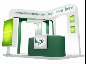 booth exhibition stand a58 3D Модель