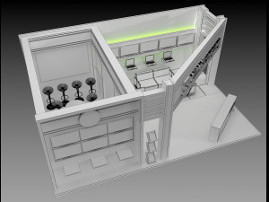 booth exhibition stand a 74 Model 3D
