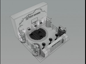 booth exhibition stand a 47 Model 3D