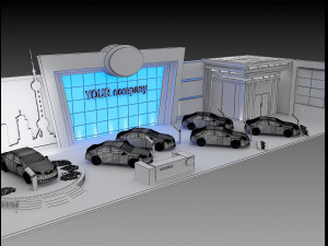 booth exhibition stand a 82 3Dモデル