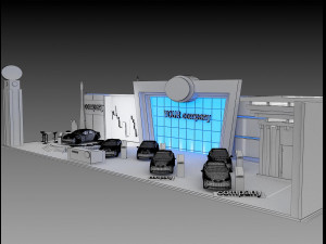 booth exhibition stand a 82 3Dモデル