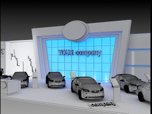 booth exhibition stand a 82 3Dモデル