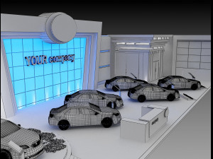booth exhibition stand a 82 3Dモデル