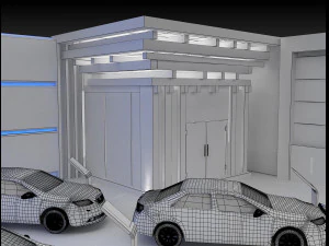 booth exhibition stand a 82 3D Model