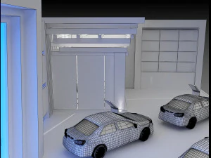 booth exhibition stand a 82 3D Model