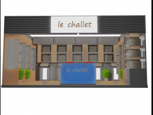 booth exhibition stand a17 3D Model