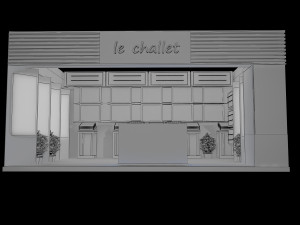 booth exhibition stand a17 3D Model
