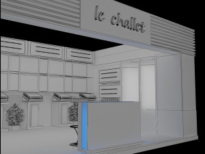 booth exhibition stand a17 3D Model