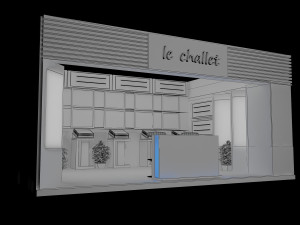 booth exhibition stand a17 3D Model