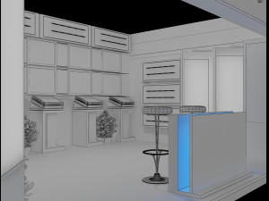 booth exhibition stand a17 3D Model