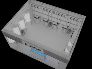 booth exhibition stand a17 3D Model