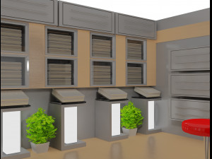 booth exhibition stand a17 3D Model