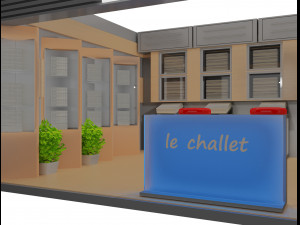 booth exhibition stand a17 3D Model
