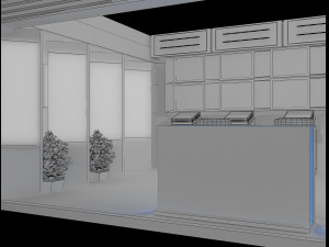 booth exhibition stand a17 3D Model