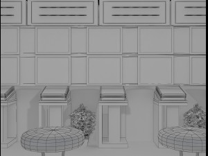 booth exhibition stand a17 3D Model
