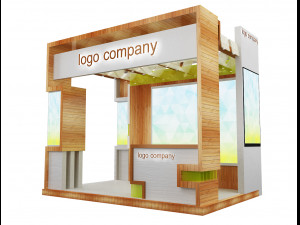 booth exhibition stand a 1 3D Model